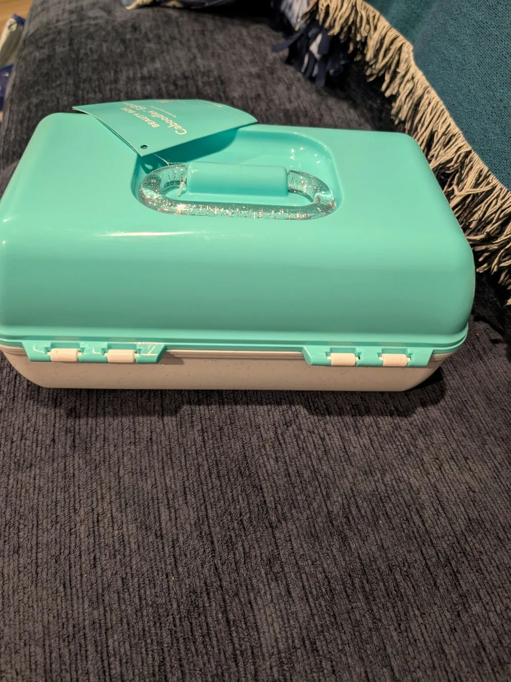 Caboodle Makeup Organizer Travel Case Brand New Teal Ulta